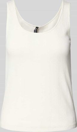 Pieces Regular Fit Tank Top aus Baumwoll-Mix Modell FIA in Weiss, Größe S