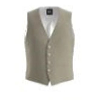 HUGO BOSS Hugo, Suit Vests, male, Beige, Size: 2XL Suit Vest