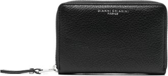 Gianni Chiarini Leren Portemonnee - Dames - Portefeuilles - Zwart - ONE Size - Leer - Accessoires