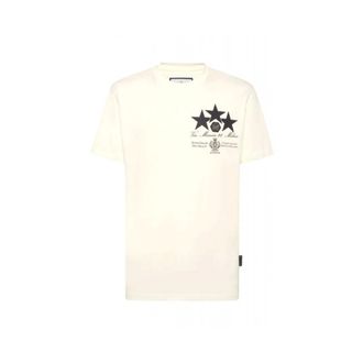 Philipp Plein Hombre, Camisetas, Blanco, Talla: M