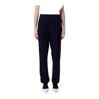 Giorgio Armani Pantaloni Straight - Trousers - Mujer - Azul - S