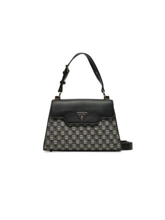 Guess Handtas met Handvat Zwart Logo