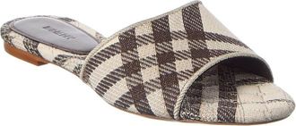 Burberry Check Sloane Canvas Sandal