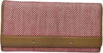 Burberry Pre-owned Leren Portemonnee - Dames - Vintage Accessoires - Rood - ONE Size - Leer - Vintage