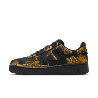 Nike Mens Air Force 1 07 RealTree Shoes in Black | IH1221-001
