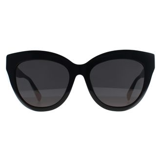 Furla Cat Eye Vrouw Glimmend Zwart Rook Donkergrijs SFU780