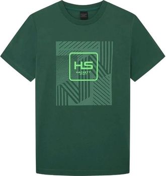 Hackett Tops, Heren, Groen, L, HS Graphic Tee