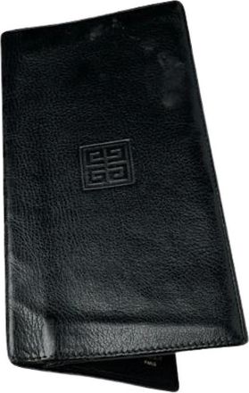 Givenchy Pre-owned Wallets, female, Black, Size: ONE SIZE Pre-owned Leather Wallet