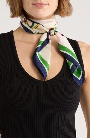 Kate Spade New York shoes silk scarf in Ivory Multi at Nordstrom Rack