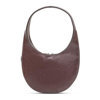 Coperni Shoulder Bags, female, Brown, Size: ONE SIZE Small Swipe Leather Bag