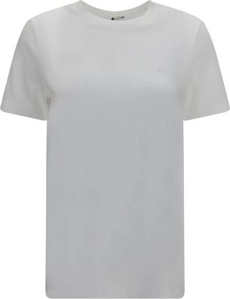 Balmain Camiseta de punto bordado - Tops - Mujer - Blanco - S