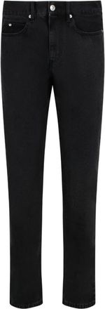 Isabel Marant Faded Black Cotton Washed Jeans - Heren - Slim Fit Jeans - Zwart - W31 - Katoen - Jeans
