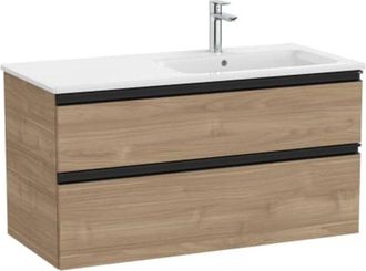 Roca Conjunto Mueble The Gap 1000x460 2 Cajones + Lavabo Derecha Nogal.-roca: Dise&ntilde;o, Innovaci&oacute;n Y Calidad
