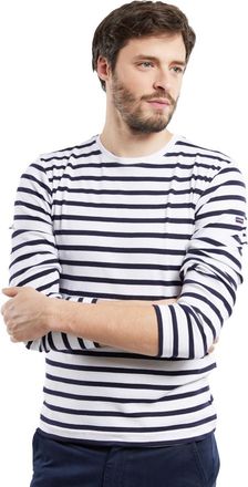 Armor Lux Armor Lux Mens Crozon T-Shirt Not Applicable, Multicolour (Blanc/Navire 400), Xx-Large (Manufacturer Size: Xx-Large)