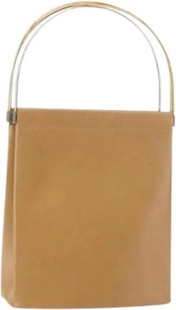 Cartier Pre-owned Vintage Handtas - Dames - Vintage Handtas - Beige - ONE Size - Leer - Vintage