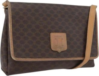 Celine Pre-owned Cross Body Bags, female, Brown, Size: ONE SIZE Pre-owned Plastic Cross Body Bag