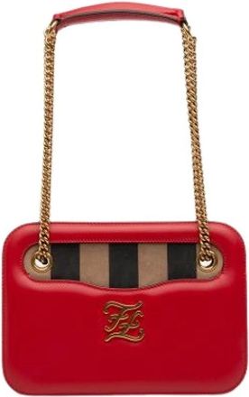 Fendi Pre-owned Shoulder Bags, female, Red, Size: ONE SIZE Pre-owned Vintage Shoulder Bag