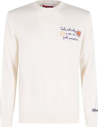 MC2 Saint Barth Truien & Vesten, Heren, Wit, XL, Maglia Heron Light