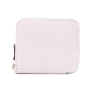 Herm&egrave;s Pink Epsom Leather Silk Wallet (Bi-Fold) (Pre-Owned)