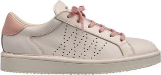 Panchic Witte Sneakers met Katoenen Voering - Dames - Sneakers - Beige - 36 EU - Katoen - Schoenen