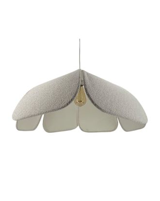 Deco Wood L&aacute;mpara de techo de poli&eacute;ster en color blanco de 59cm