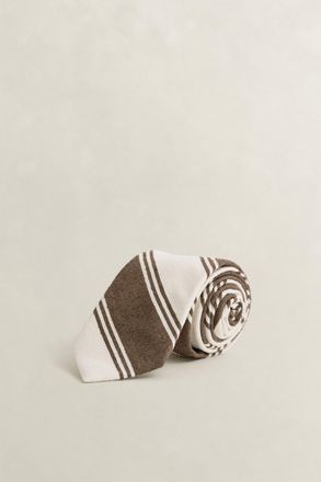 GANT Men Raw Silk Tie (ONE SIZE) CREAM