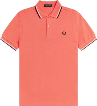 Fred Perry Hombre, Camisetas, Rosa, Talla: M