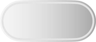 vidaXL Espejo De Ba&ntilde;o Led Transparente 100 X 45 Cm Vidrio Templado Vidaxl