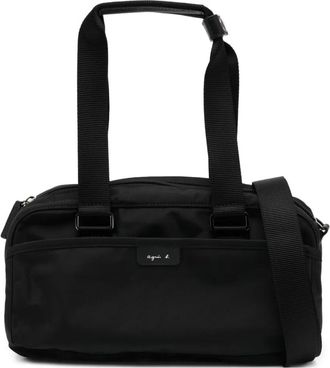 agn&egrave;s b. small Boston tote bag - women - Nylon/Polyester - OS - Black