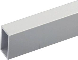 Uniko Profilo Per Fai Da Te Tubo Rettangolare Mm 20 X 10 X 1 - Mt 1 Col.argento