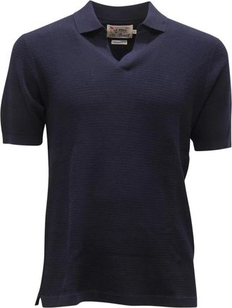 MC2 Saint Barth Sloan Waffle Cotton - Tops - Hombre - Azul - 2XL