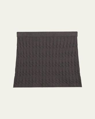 Helmut Lang Cable-Knit Mini Skirt