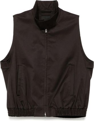 JNBY Top con colletto rialzato - Marrone