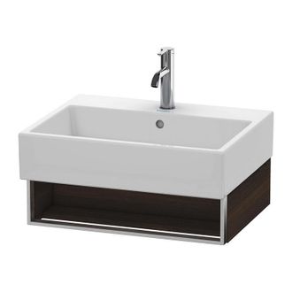 Duravit Mueble De Pared Duravit Vero Air 58,4 X 43,1 Cm, 1 Compartimento Abierto, Para Vero Air 235060, Color (frente/cuerpo): Nogal Cepillado Chapa De Madera