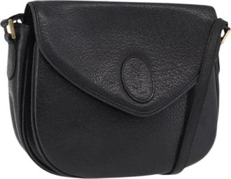 Saint Laurent Pre-owned Vintage Schoudertas - Dames - Vintage Schoudertas - Zwart - ONE Size - Leer - Vintage