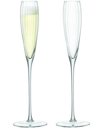 LSA International Lsa International Set Of 2 Aurelia Grand Champagne Flute 6Oz