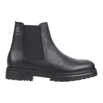 Tommy Hilfiger Heren, Schoenen, Zwart, Maat: 43 EU Leer