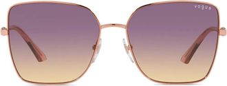 Vogue Eyewear oversize-frame sunglasses - Gold