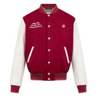 Philipp Plein Bomber Cocco - Jackets - Hombre - Rojo - L