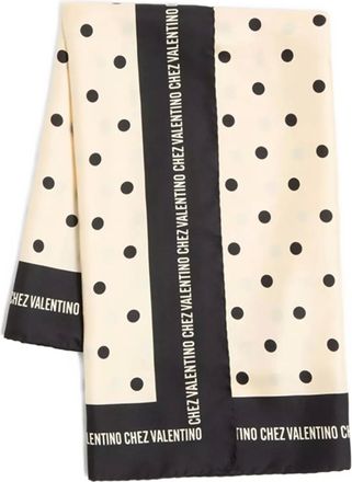Valentino Garavani Chez patterned scarf - Neutrals