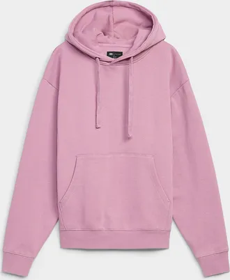 Le 31 Mens Fleece-lined raglan hoodie