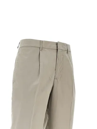 Emporio Armani Cotton Chino Trousers - Beige