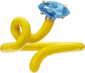 Bea Bongiasca Baby Vine Tendril Ring in Yellow at Nordstrom, Size 7.5