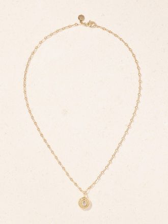 Marlo Laz Collana In Oro 14 Carati Con Diamanti Lasso