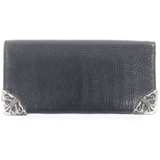 Chrome Hearts Leather Long Wallet