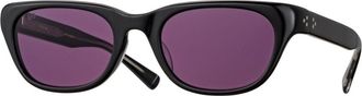 Eyevan 7285 Malecon-Sun-E PBK/DP Womens Sunglasses Black Size 53