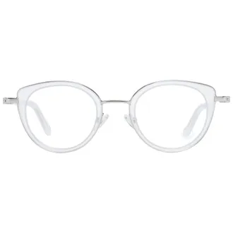 Moncler MO-1044400 Cat Eye Metal Eyeglasses - White