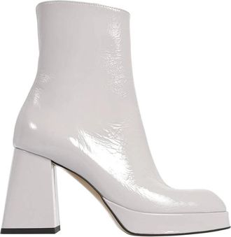 L37 Laarsjes met hak - Dames - Laarzen met Hak - Paars - 37 EU - Schoenen