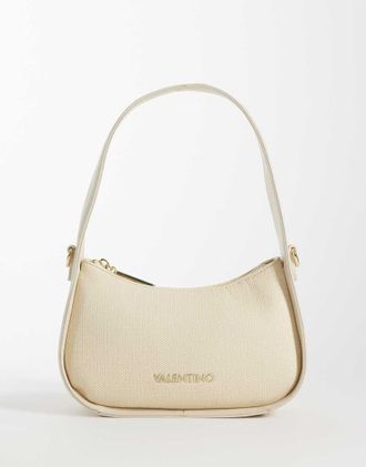 Valentino Atena Re - Borsa da spalla color crema-Bianco