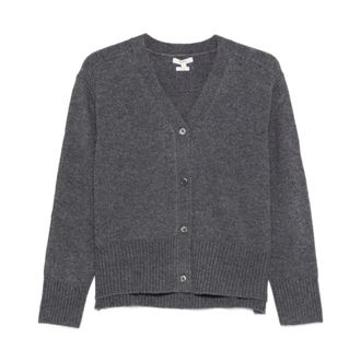 Yerse Yerse, Truien & Vesten, Dames, Grijs, M, Wol, Daff V-neck Vest